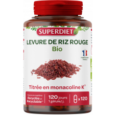 Superdiet Bio Vörös élesztő rizs Kapszula 120x vitamin és táplálékkiegészítő