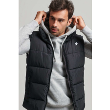 Superdry Férfi mellény Superdry Bodywarmers M5011808A 3XL INTL fekete férfi mellény