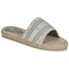 Superdry Papucsok Mules Compensées Style Espadrille En Toile Bézs 38