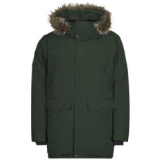 Superdry Parka kabátok EVEREST FAUX FUR PARKA JACKET Zöld EU S