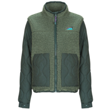Superdry Polárok FLEECE HYBRID JACKET Kék DE 40