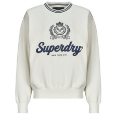 Superdry Pulóverek COUNTRY CLUB LOOSE CREW Fehér DE 40
