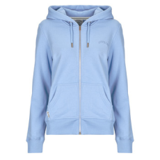 Superdry Pulóverek Essential Logo Ziphood Hb Kék EU XS