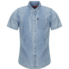 Superdry Rövid ujjú ingek DENIM Kék EU M férfi ing