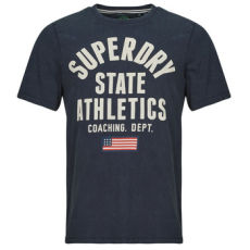 Superdry Rövid ujjú pólók ATHLETIC ESSENTIAL Tengerész EU M