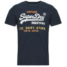 Superdry Rövid ujjú pólók BI CALI RELAXED Tengerész EU M