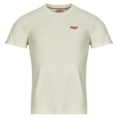 Superdry Rövid ujjú pólók Essential Logo Emb Tee Bézs EU S