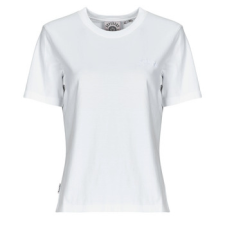 Superdry Rövid ujjú pólók Essential Logo Emb Tee Fehér EU XS női póló