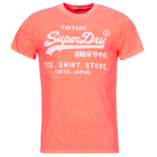 Superdry Rövid ujjú pólók LOGO NEON Narancssárga EU L