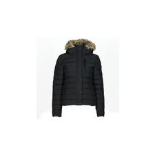 Superdry Steppelt kabátok CLASSIC FAUX FUR FUJI JACKET Fekete DE 32 női dzseki, kabát