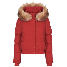 Superdry Steppelt kabátok EVEREST HOODED BOMBER JKT Piros DE 34 női dzseki, kabát