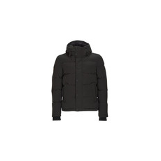 Superdry Steppelt kabátok EVEREST SHORT HOODED PUFFER Fekete EU XL