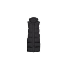 Superdry Steppelt kabátok LONGLINE HOODED PUFFER GILET Fekete DE 34 női dzseki, kabát