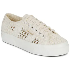 Superga Rövid szárú edzőcipők 2740 PLATFORM CROCHET Bézs 37 női cipő