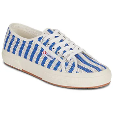 Superga Rövid szárú edzőcipők 2750 COTTON STRIPES Kék 38