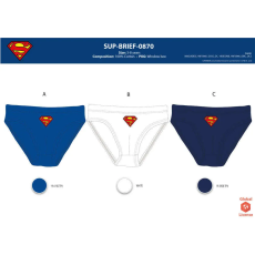  Superman kisfiú alsó - 3 darabos pamut alsó - 98-104
