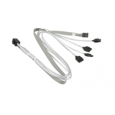 Supermicro Kábel MiniSAS HD - 4 SATA 50 cm (CBL-SAST-0616) kábel és adapter