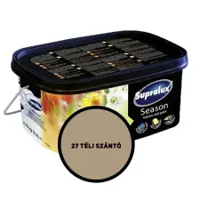 Supralux 27 TÉLI SZÁNTÓ - SUPRALUX SEASON SZÍNES BELTÉRI FALFESTÉK - 2,5L fal- és homlokzatfesték