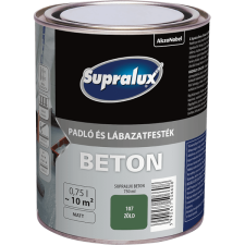 Supralux BETON PADLÓ ÉS LÁBAZATFESTÉK 107 ZÖLD 0,75L fal- és homlokzatfesték