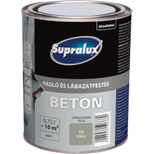 Supralux BETON PADLÓ ÉS LÁBAZATFESTÉK 343 SZIKLA 0,75L fal- és homlokzatfesték