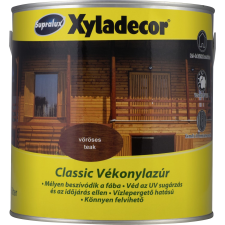 Supralux vékonylazúr Xyladecor Classic 2,5 l paliszander favédőszer és lazúr