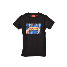 Supreme fekete Superman mintás gyerek póló gyerek póló