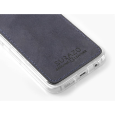 SURAZO BCL000056 iPhone 6 szilikon tok bőr borítással kék tok és táska