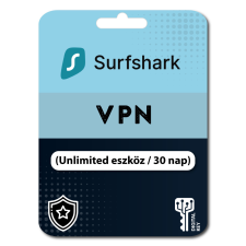 Sursfhark VPN (Unlimited eszköz / 30 nap) (Elektronikus licenc) karbantartó program