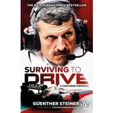  Surviving to Drive – Guenther Steiner idegen nyelvű könyv