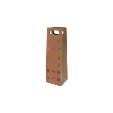 Susy Card SUSYCARD Geschenktasche Kraft 13x42x13cm Wine red FSC (40050898) ajándéktasak