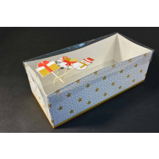  Süteményes doboz tetővel alátét kartonnal 26x12x9 cm konyhai eszköz
