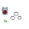  Sütiszaggató 3db fém csillag forma L-00811 8693395018112