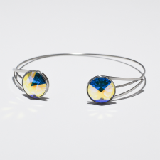  Swanis állítható köves karkötő - AB színváltós karkötő