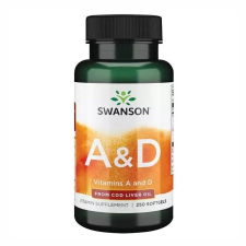 Swanson A és D vitamin 250 db lágyzselatin kapszula vitamin és táplálékkiegészítő
