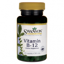 Swanson B12-Kobalamin 500 mcg kapszula 100 db vitamin és táplálékkiegészítő