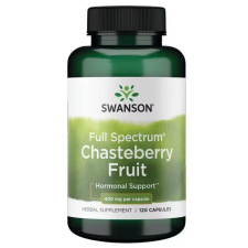 Swanson Barátcserje (Vitex agnus-castus, gyümölcs) 400 mg / 120 vegán kapszula vitamin és táplálékkiegészítő
