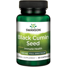  Swanson Black Cumin Seed (Feketekömény mag) 400mg 60 kapszula vitamin és táplálékkiegészítő