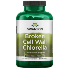 Swanson Broken Cell Wall törött sejtfalú Chlorella 500mg 360 tabletta vitamin és táplálékkiegészítő