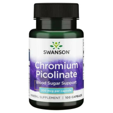 Swanson CHROMIUM PICOLINATE 200mcg 100 kapszula vitamin és táplálékkiegészítő