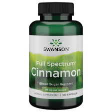 Swanson Cinnamon (Fahéj) 375mg 180 kapszula vitamin és táplálékkiegészítő