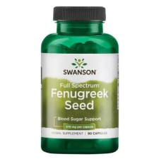 Swanson Fenugreek Seed (Görögszénamag) 610mg 60 kapszula vitamin és táplálékkiegészítő
