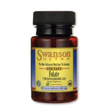 Swanson Folát kapszula, 400mcg, 30db vitamin és táplálékkiegészítő