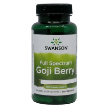 Swanson Goji Berry 500mg kapszula 60db vitamin és táplálékkiegészítő