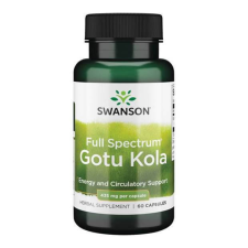 Swanson Gotu Kola (Tigrisfű) kivonat 435 mg 60 kapszula vitamin és táplálékkiegészítő