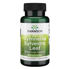 Swanson Gymnema Sylvestre Leaf 400 mg kapszula 100 db vitamin és táplálékkiegészítő