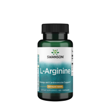 Swanson L-Arginin 500 mg (100 Kapszula) vitamin és táplálékkiegészítő