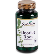 Swanson Licorice Root Édesgyökér kapszula 100 db vitamin és táplálékkiegészítő
