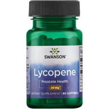 Swanson Lycopene (Likopin) 20mg 60 lágyzselatin kapszula vitamin és táplálékkiegészítő