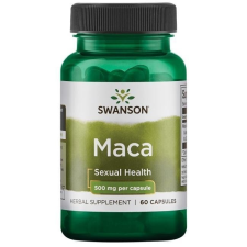 Swanson Maca kivonat (perui vízitorma), 500 mg, 60 növényi kapszula vitamin és táplálékkiegészítő