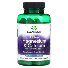 Swanson Magnézium & Kálcium + D3&K2 90 növényi kapszula vitamin és táplálékkiegészítő